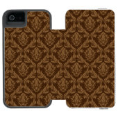 Damasthintergrund 2 incipio iPhone Geldbeutel-Hülle (Folio Geöffnet)