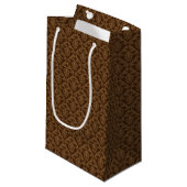 Damasthintergrund 2 kleine geschenktüte (Vorderseite Schrägansicht)