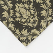 Damasthintergrund Fleecedecke (Ecke)