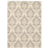 Damasthintergrund Klemmbrett (Rückseite)