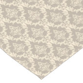 Damasthintergrund Kurzer Tischläufer (Ecke)