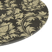 Damasthintergrund Schneidebrett (Ecke)