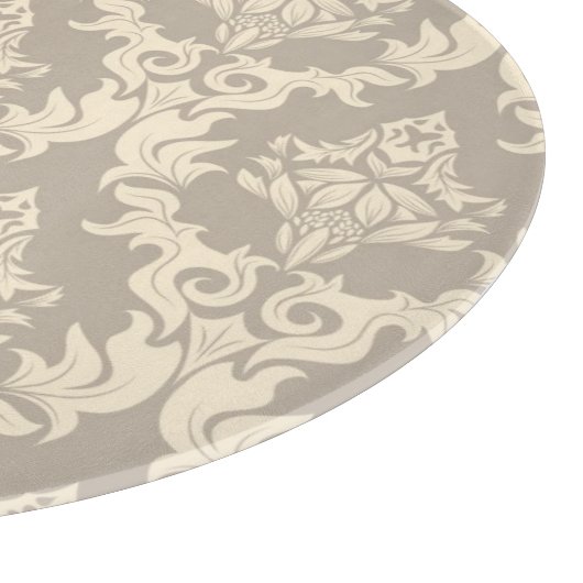 Damasthintergrund Schneidebrett (Ecke)