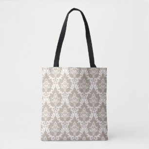 Damasthintergrund Tasche
