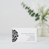 Damastmama kardiert Visitenkarte Telefonnummerkarte (Stehend Vorderseite)