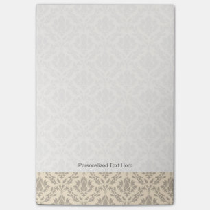 Damastmuster 3 post-it klebezettel