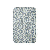 Damastmuster auf Steigungshintergrund 2 Badematte (Vorderseite Vertikal)