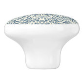 Damastmuster auf Steigungshintergrund 2 Keramikknauf (Seitenansicht)