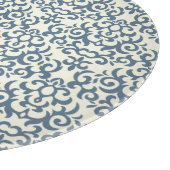 Damastmuster auf Steigungshintergrund 2 Schneidebrett (Ecke)