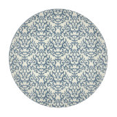 Damastmuster auf Steigungshintergrund 2 Schneidebrett (Vorderseite)