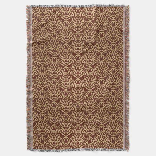 Damastmuster auf Steigungshintergrund Decke (Vorderseite Vertikal)