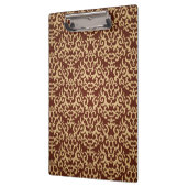 Damastmuster auf Steigungshintergrund Klemmbrett (Links)