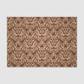 Damastmuster auf Steigungshintergrund Seidenpapier (Vorderseite)