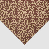 Damastmuster auf Steigungshintergrund Seidenpapier (Ausschnitt)