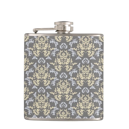 Damastmuster Flachmann (Vorderseite)