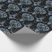 Damastmuster Geschenkpapier (Ecke)
