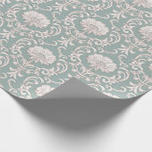 Damastmuster Geschenkpapier (Ecke)