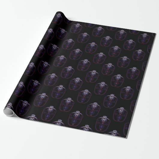 Damastmuster Geschenkpapier (Ungerollt)