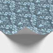 Damastmuster Geschenkpapier (Ecke)