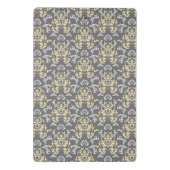 Damastmuster Mini Klemmbrett (Rückseite)