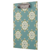 Damastmuster mit abstrakten Elementen Klemmbrett (Links)