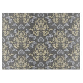 Damastmuster Schneidebrett (Vorderseite)