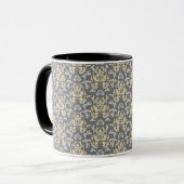 Damastmuster Tasse (Vorderseite Links)