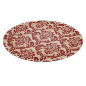 Damastmustertapete Schneidebrett (Ecke)