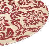 Damastmustertapete Schneidebrett (Ecke)