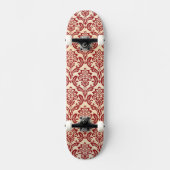 Damastmustertapete Skateboard (Vorderseite)