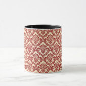 Damastmustertapete Tasse (Zentrum)