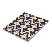 Damastpaisley-Arabeske Marokkanermuster Fliese (Seite)