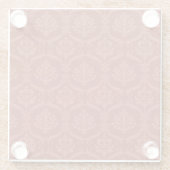 Damasttapete 3 glasuntersetzer (Rückseite)