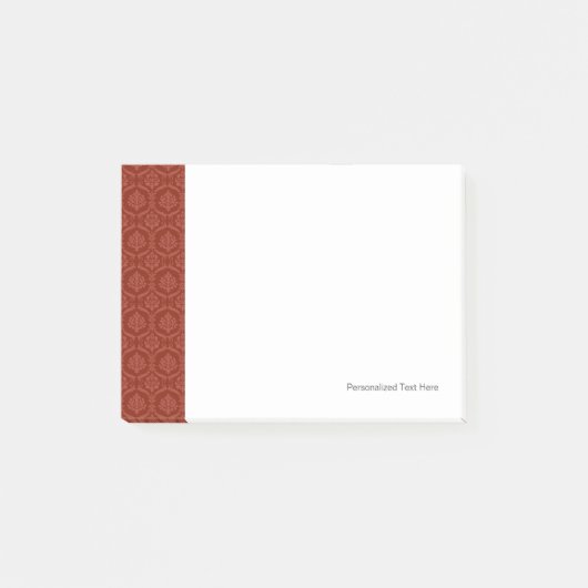 Damasttapete 3 post-it klebezettel (Vorderseite)