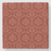 Damasttapete 3 steinuntersetzer (Vorderseite)