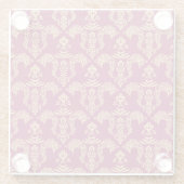 Damasttapete 4 glasuntersetzer (Rückseite)