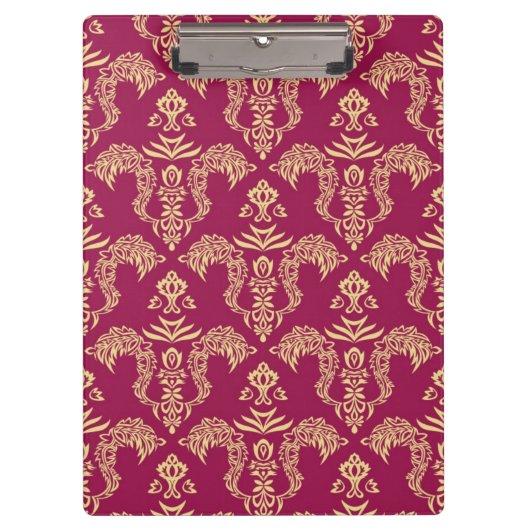 Damasttapete 4 klemmbrett (Vorderseite)