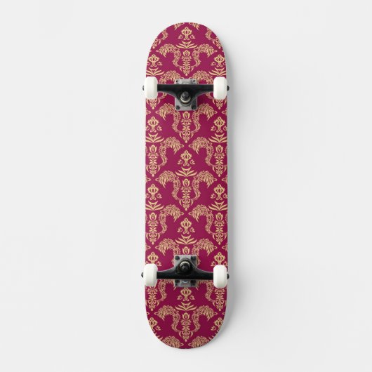 Damasttapete 4 skateboard (Vorderseite)