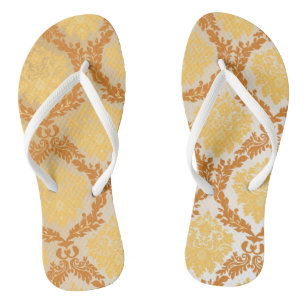 Damasttapete 5 badesandalen
