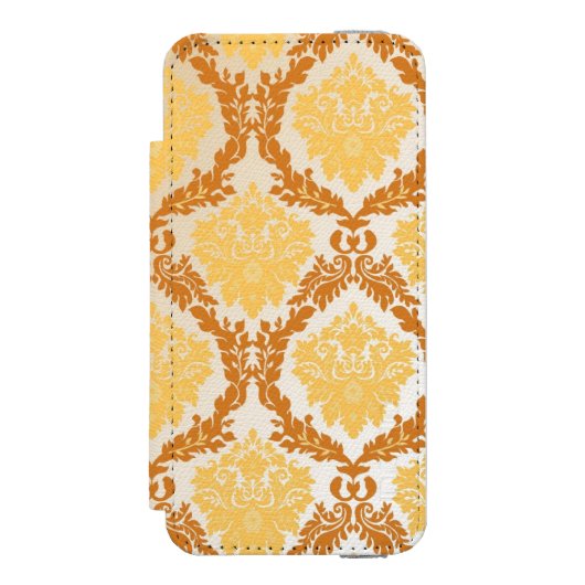 Damasttapete 5 incipio iPhone Geldbeutel-Hülle (Folio Vorderseite)