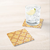 Damasttapete 5 rechteckiger pappuntersetzer (Vor Ort)