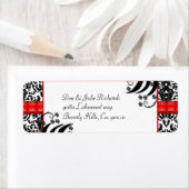 Damasus schwarz, weiß und rot (Insitu)