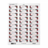 Damasus schwarz, weiß und rot (Vorne)