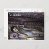 Dambula Höhlenbuddha Postkarte (Vorne/Hinten)