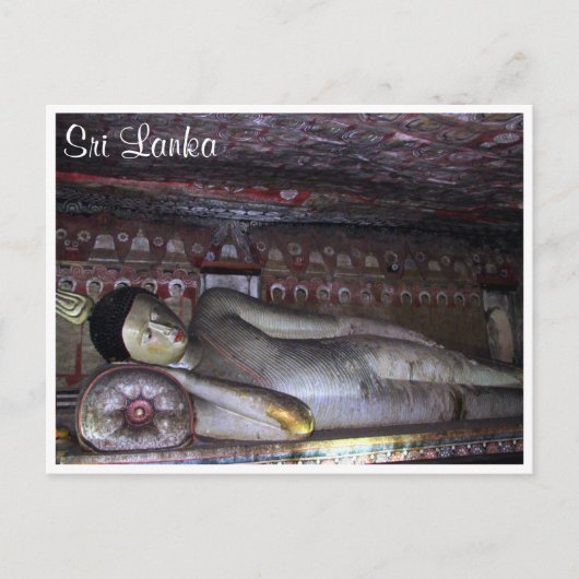 Dambula Höhlenbuddha Postkarte (Vorderseite)