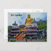 Dambulla-Höhle-Tempel-sri-lanka-Angie. Postkarte (Vorne/Hinten)