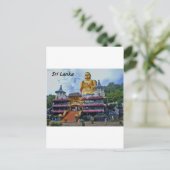 Dambulla-Höhle-Tempel-sri-lanka-Angie. Postkarte (Stehend Vorderseite)