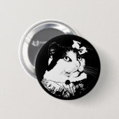 Dame Abigail Cat Button (Vorne & Hinten)