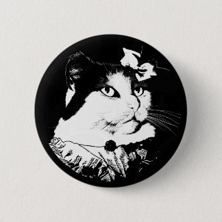 Dame Abigail Cat Button