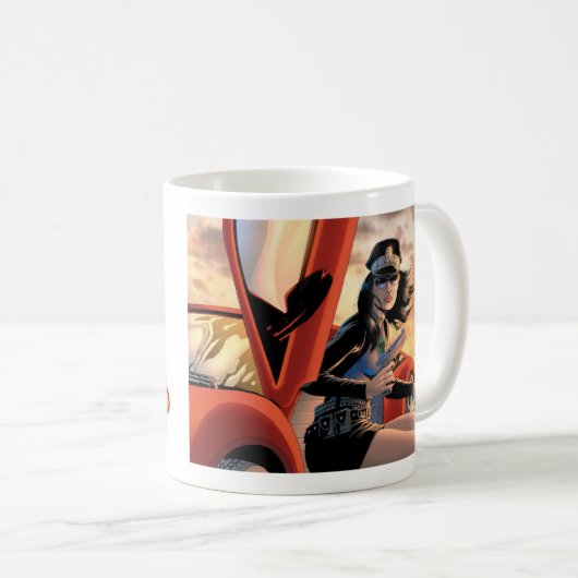 Dame Action Mug - Grafik Pauls Gulacy Kaffeetasse (VorderseiteRechts)